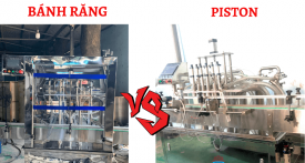 phân biêt máy chiết rót piston và bơm bánh răng