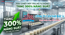 Máy Chiết Rót Tàu Hũ Tự Động 2026 | Inox 304, ±0.5% Máy Chiết Rót Tàu Hũ Tự Động 2026 | Inox 304, ±0.5%