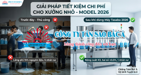 Máy chiết rót nước giặt – Giải pháp tiết kiệm chi phí cho xưởng nhỏ