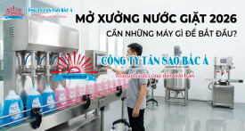 Mở xưởng nước giặt 2026: Cần những máy gì để bắt đầu? Mở xưởng nước giặt 2026: Cần những máy gì để bắt đầu?