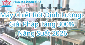 Máy Chiết Rót Định Lượng: Giải Pháp Tăng 300% Năng Suất 2026 Máy Chiết Rót Định Lượng: Giải Pháp Tăng 300% Năng Suất 2026