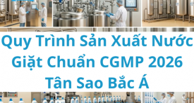 Quy Trình Sản Xuất Nước Giặt Chuẩn CGMP 2026 – Tân Sao Bắc Á Quy Trình Sản Xuất Nước Giặt Chuẩn CGMP 2026 – Tân Sao Bắc Á