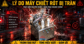 Lý do máy chiết rót bị tràn Lý do máy chiết rót bị tràn