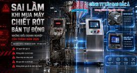 5 sai lầm khi mua máy chiết rót bán tự động cần tránh 5 sai lầm khi mua máy chiết rót bán tự động cần tránh