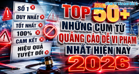 Top 50+ Những Cụm Từ Quảng Cáo Dễ Vi Phạm Nhất Hiện Nay 2026 Top 50+ Những Cụm Từ Quảng Cáo Dễ Vi Phạm Nhất Hiện Nay 2026