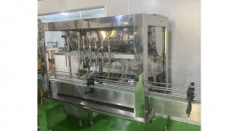 Dây chuyền chiết rót 4 vòi- siết nắp- dán nhãn chai  thumb