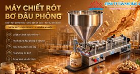 Máy chiết rót bơ đậu phộng Máy chiết rót bơ đậu phộng