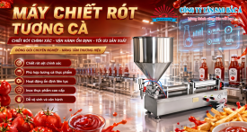 Máy chiết rót tương cà