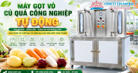 MÁY GỌT VỎ CỦ QUẢ CÔNG NGHIỆP TỰ ĐỘNG