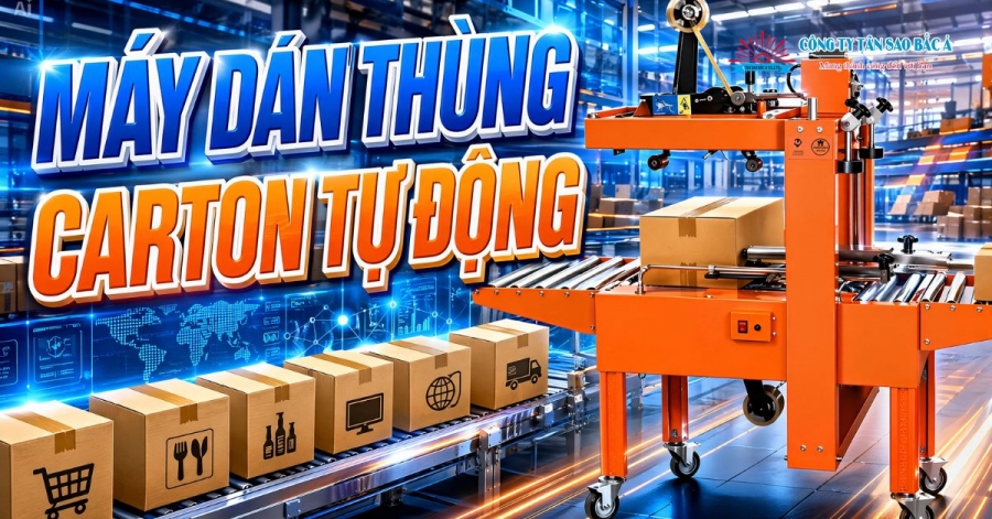 MÁY DÁN THÙNG CARTON TỰ ĐỘNG