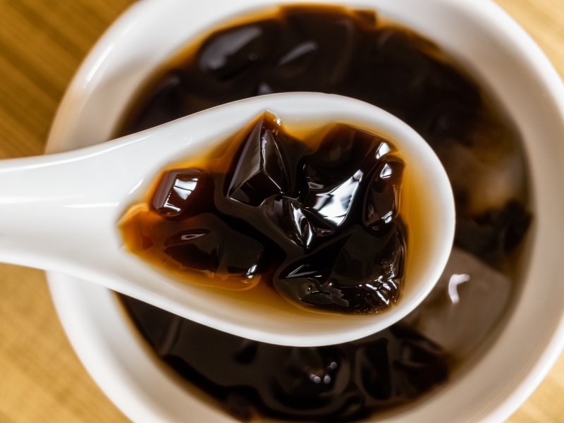 sản xuất thạch đen sương sáo an toàn cho sức khỏe