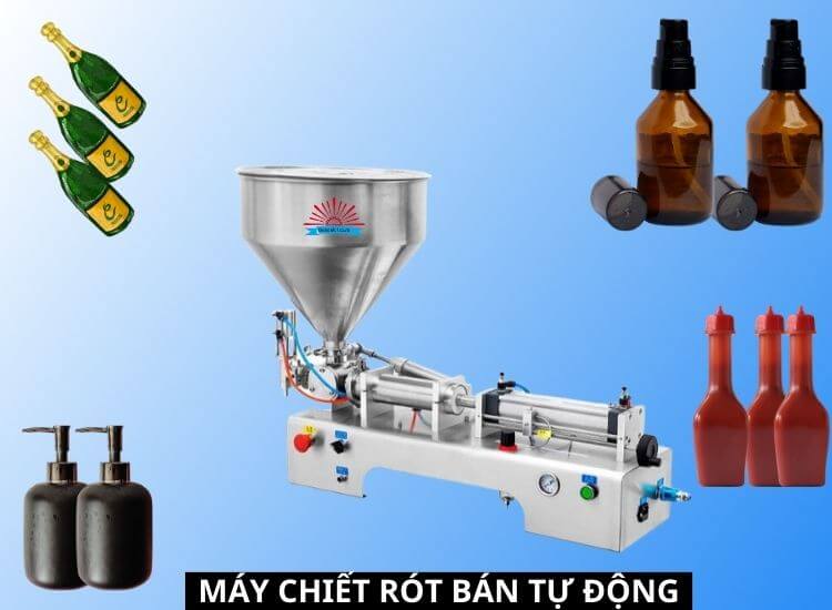 các máy chiết rót bán tự động