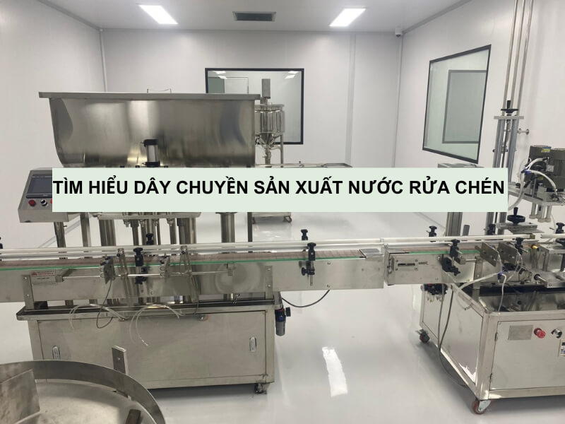 dây chuyền chiết rót nước rửa chén 4 vòi tự động  (2)