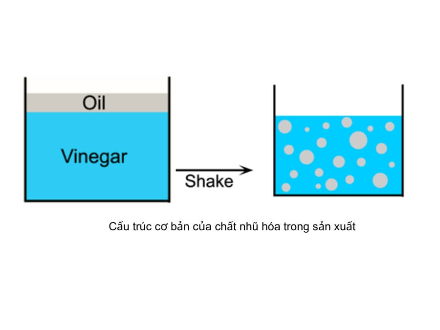 Cấu trúc cơ bản của chất nhũ hóa trong sản xuất (1)
