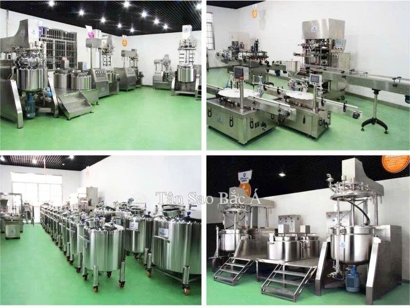 Lợi ích của máy trộn nhũ hóa chân không