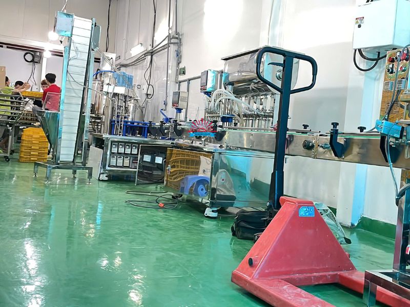 dây chuyền sản xuất yến hũ