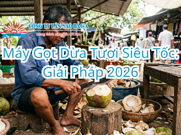 Máy Gọt Dừa Tươi Siêu Tốc Giải Pháp 2026