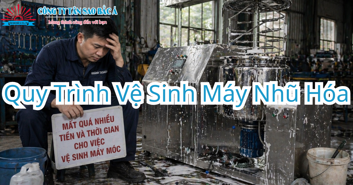 Quy Trình Vệ Sinh Máy Nhũ Hóa TaSaBa