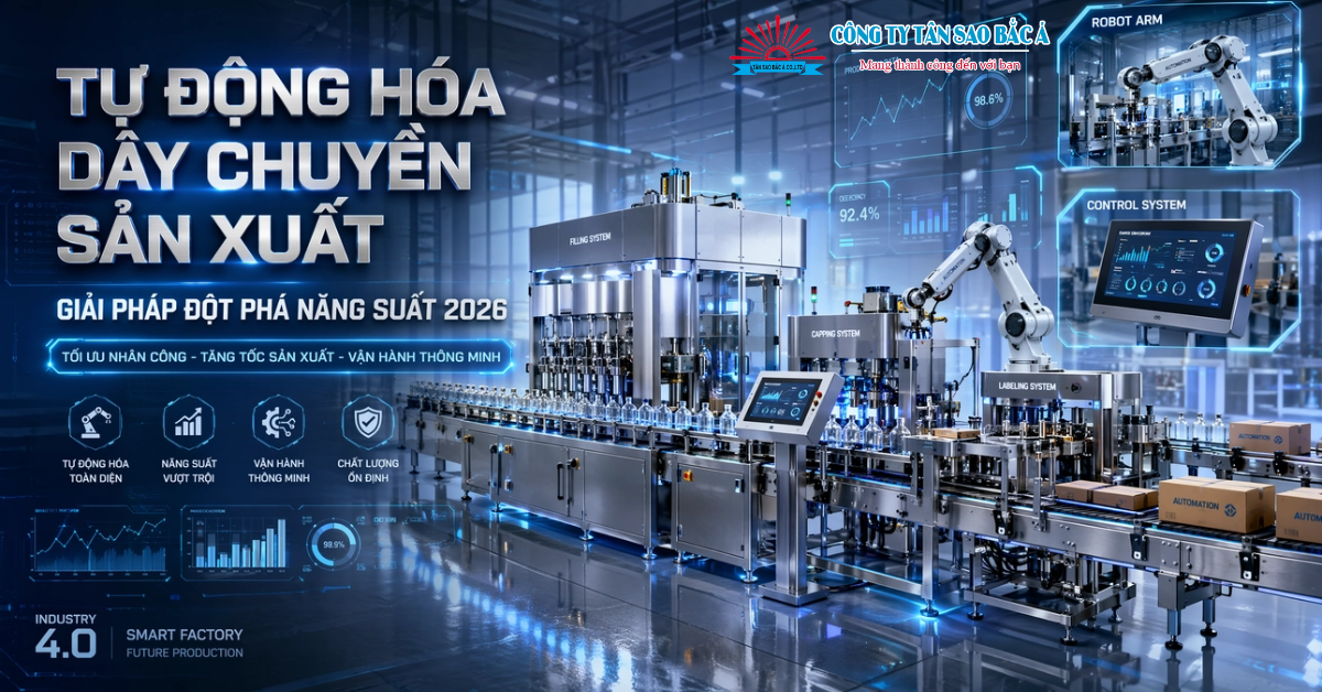 tự động hóa dây chuyền sản xuất