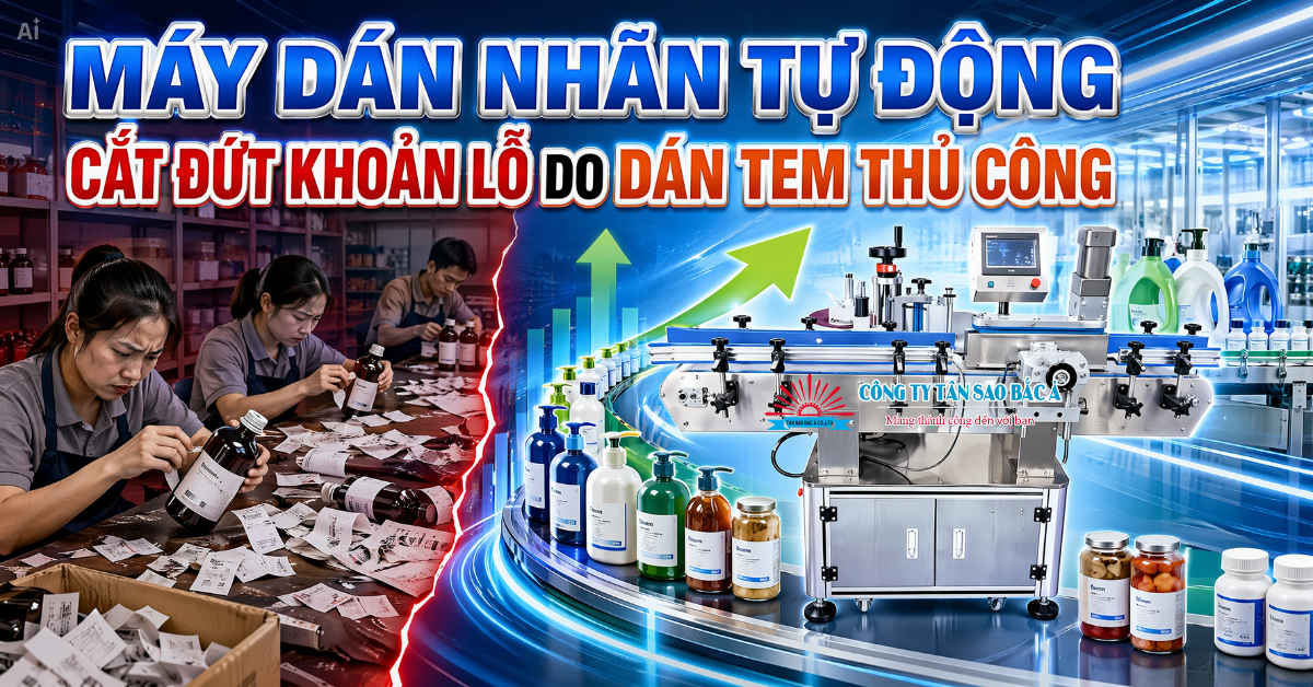 máy dán nhãn tự động