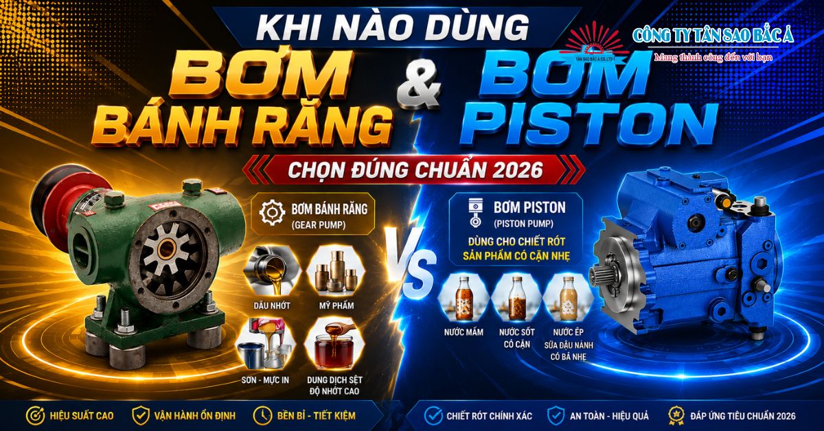 chọn đúng chuẩn máy bơm 2026