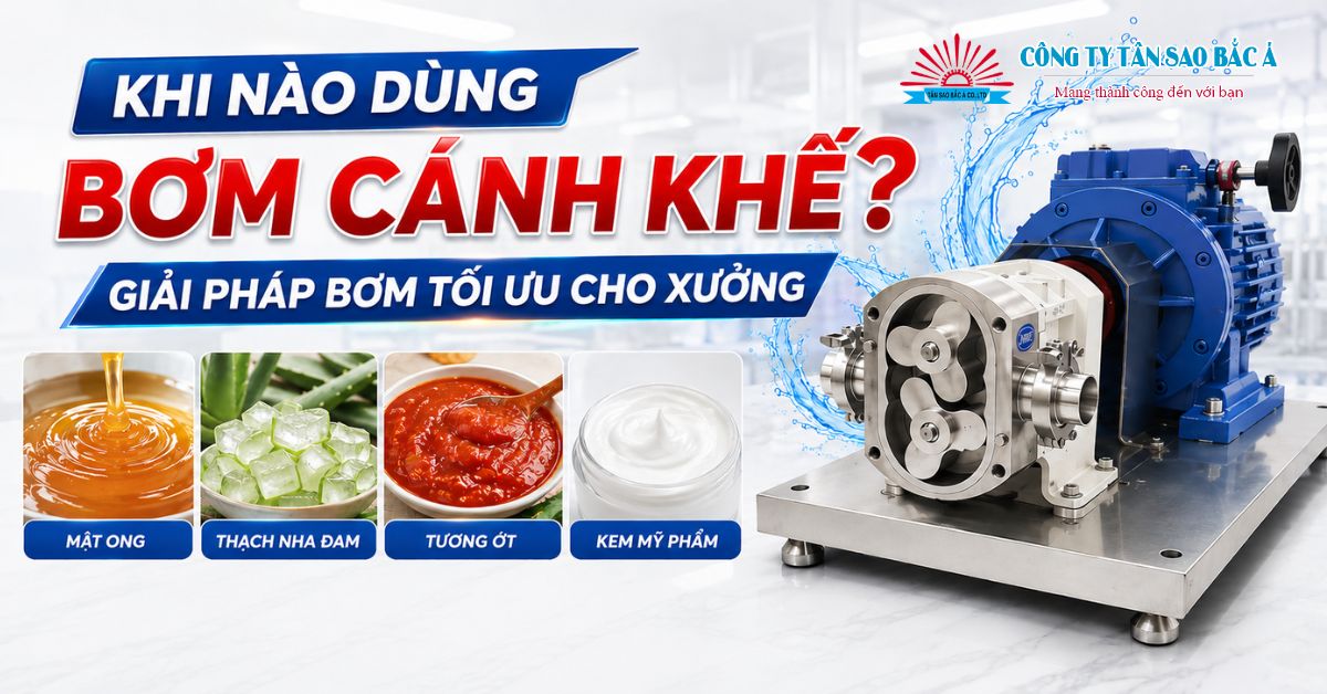khi nào dùng bơm cánh khế