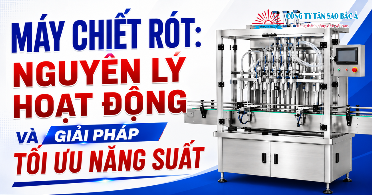 máy chiết rót nguyên lý hoạt động