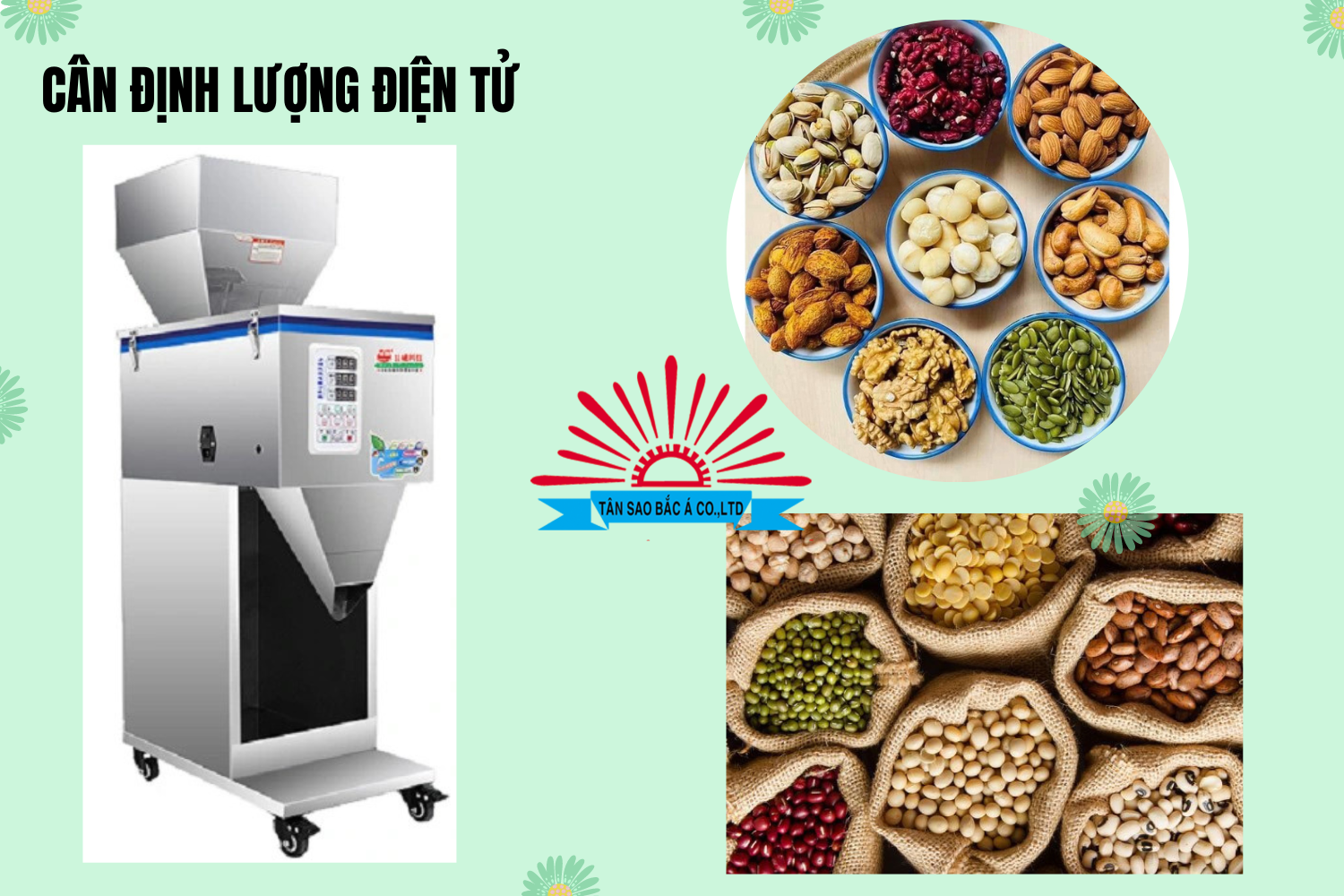 Máy cân định lượng bột