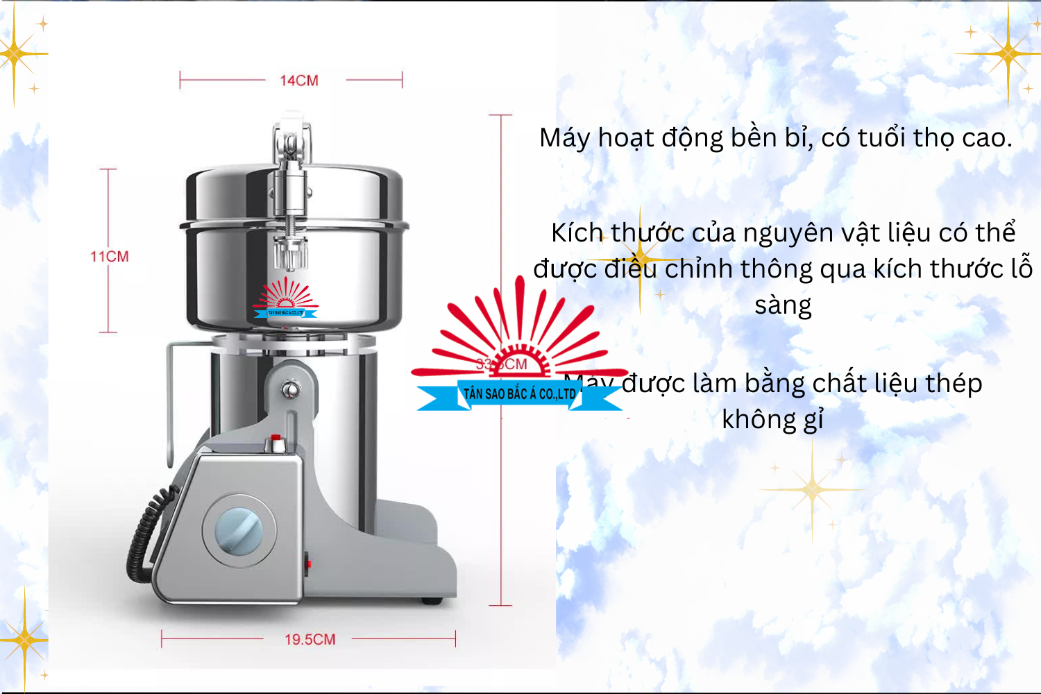 máy xay nghiền thuốc bắc