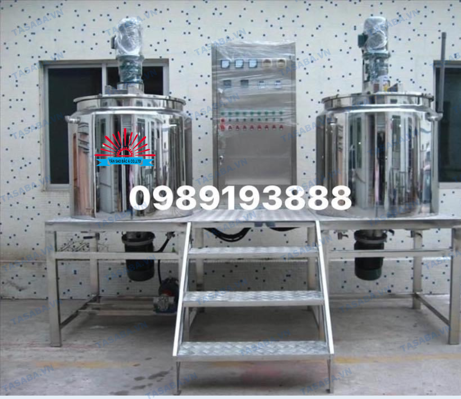 bồn trộn inox giá rẻ