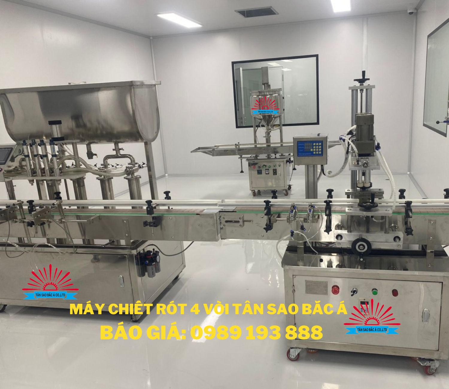 MÁY CHIẾT RÓT 4 VÒI