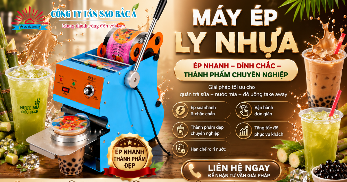 MÁY ĐÓNG NẮP LY