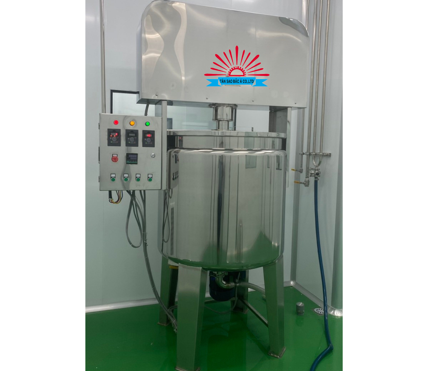 Hình ảnh lắp máy tại xưởng chuẩn GMP