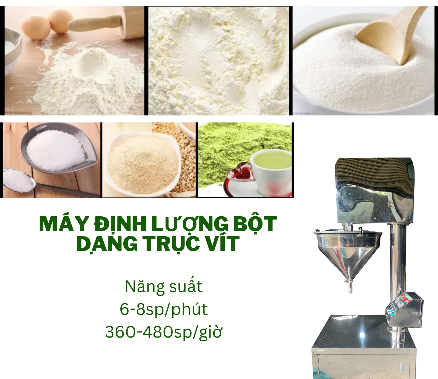 MÁY CHIẾT ĐỊNH LƯỢNG BỘT