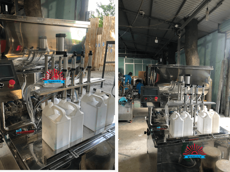 Máy chiết rót tự động định lượng mỹ phẩm
