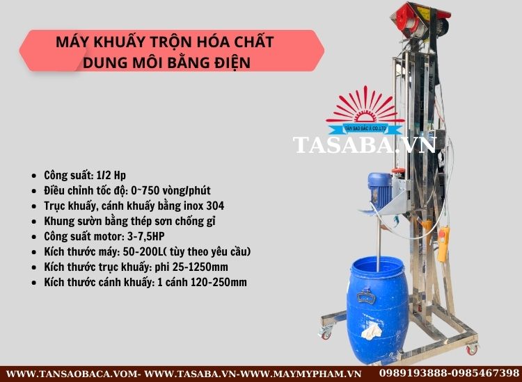 MÁY KHUẤY DUNG DỊCH 200 LÍT