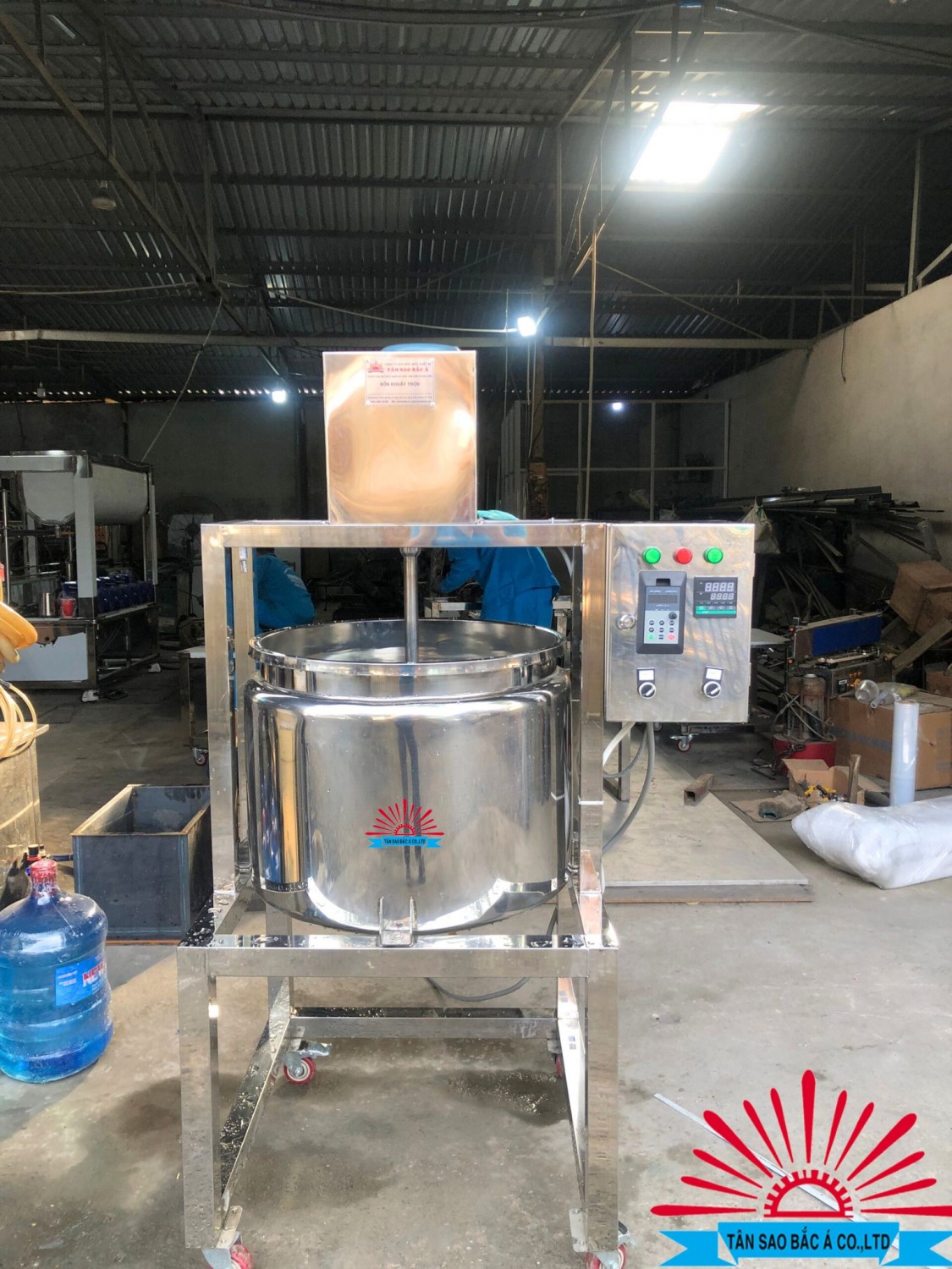 Bồn khuấy trộn hóa chất