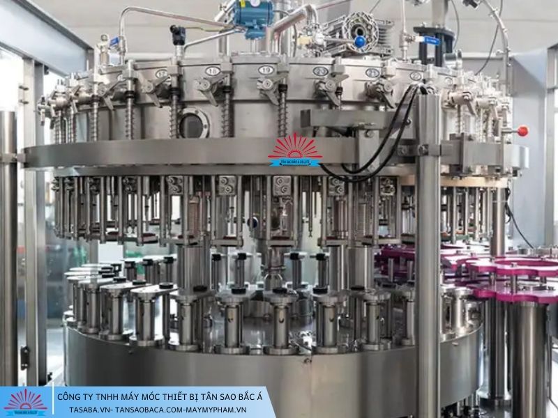 Máy chiết rót nước có gas