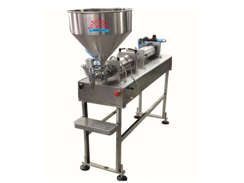 Máy chiết rót định lượng bằng khí nén dung dịch đặc sệt
