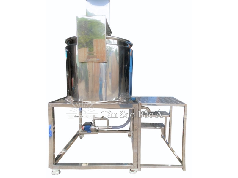 Bồn khuấy trộn inox 304- gia nhiệt 500l