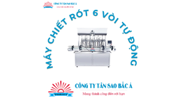 Máy chiết rót 6 vòi tự động bơm sevor