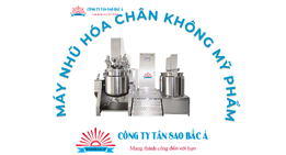 Máy nhũ hóa chân không mỹ phẩm đa dạng dung tích