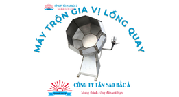 Máy trộn gia vị lồng quay