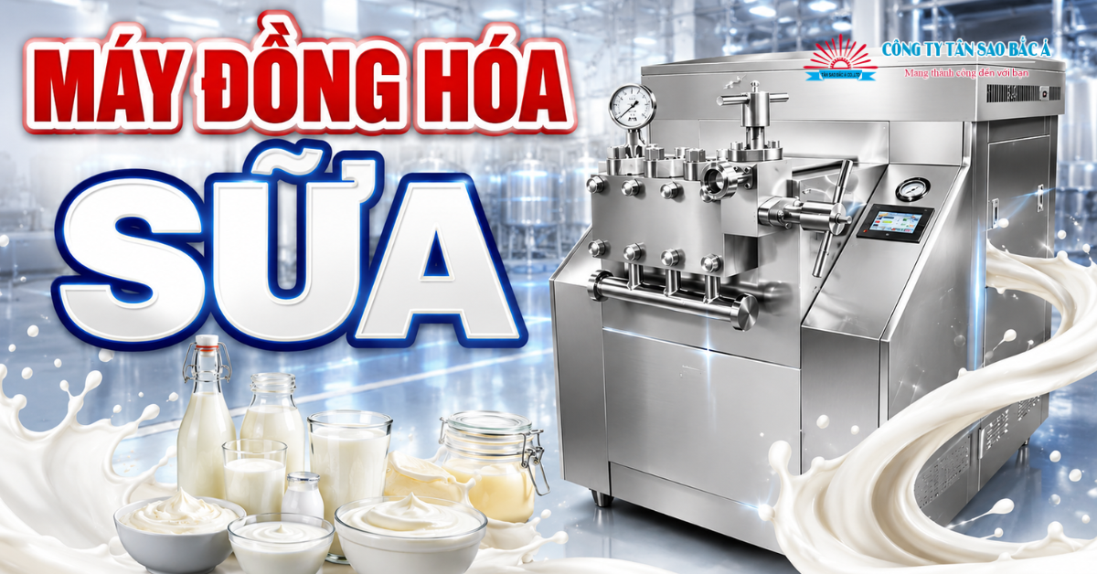máy đồng hóa sữa