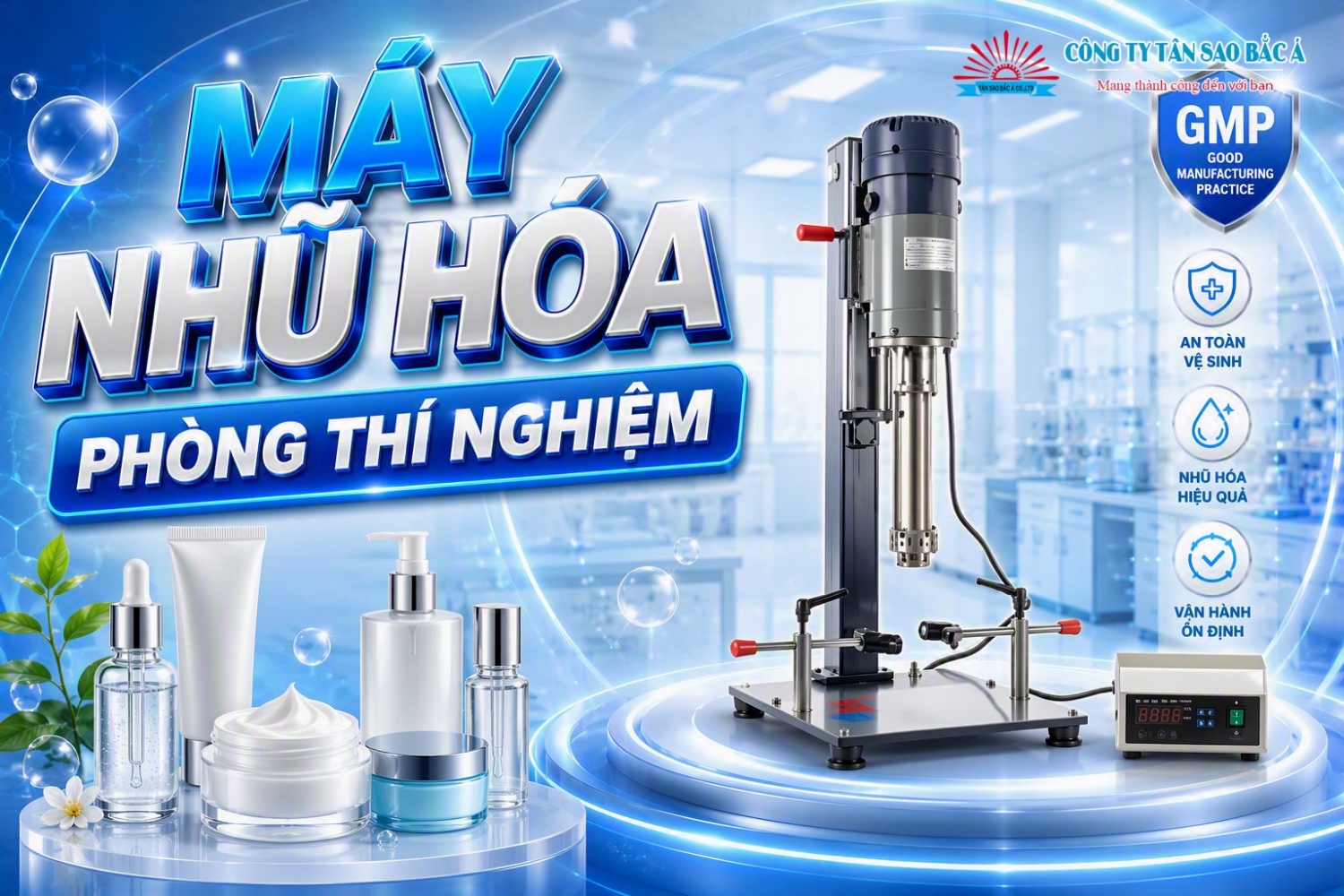 máy nhũ hóa phòng thí nghiệm
