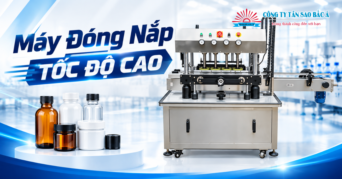 máy đóng nắp tốc độ cao